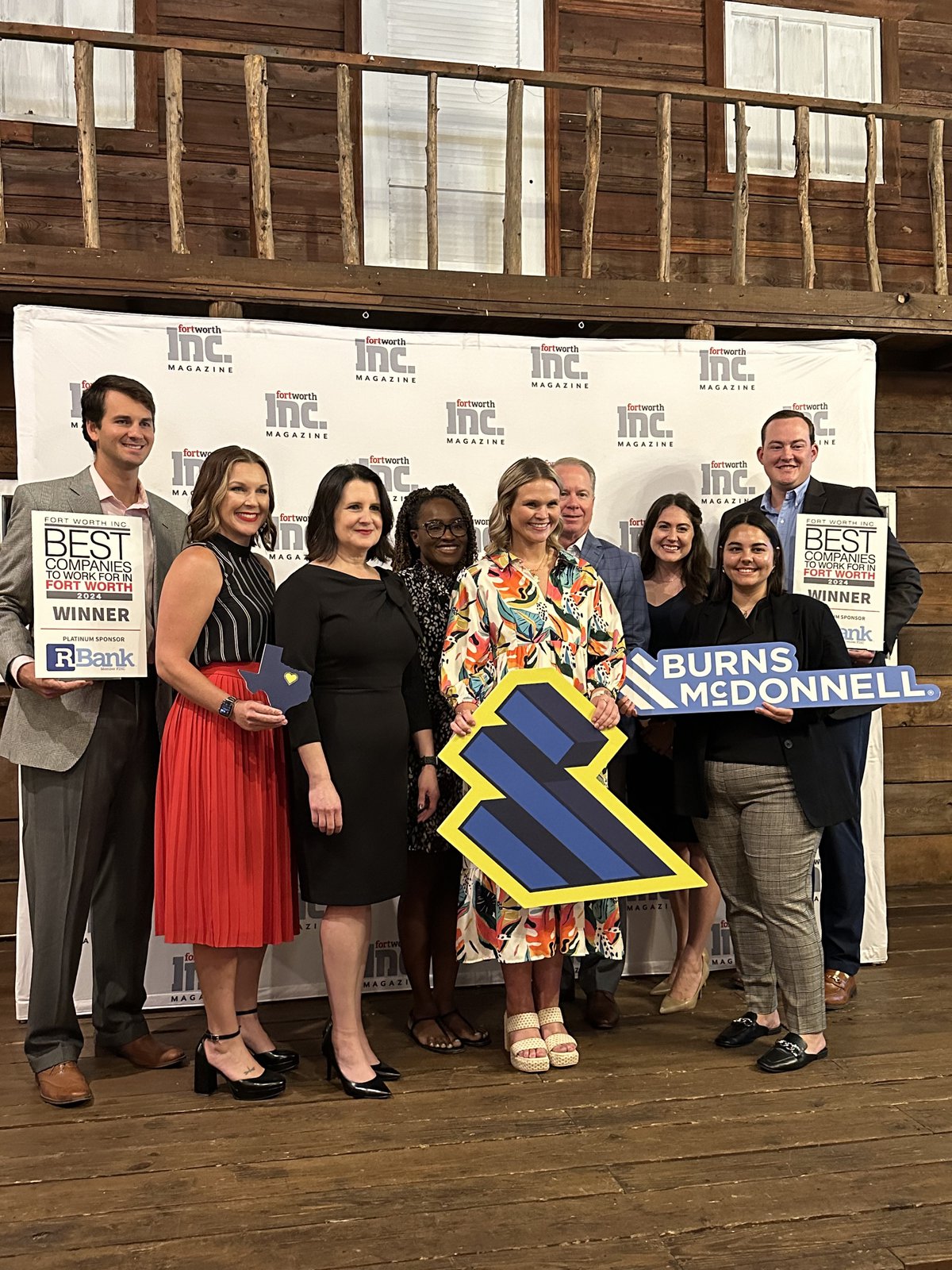 Fort Worth’s Best Employers celebrate their victory at the awards luncheon